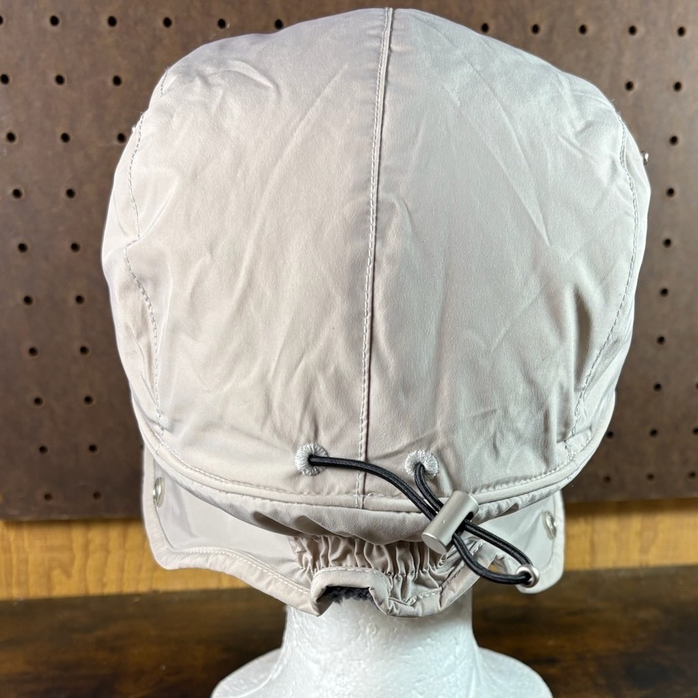 Maden Clothing‎ Winter Trapper Hat Ear Flap Beanie Tan Sherpa Lined Size 56 62CM - Picture 2 of 7